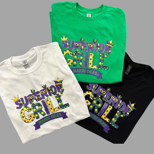 NEW: Superior Grill Mardi Gras T-Shirt