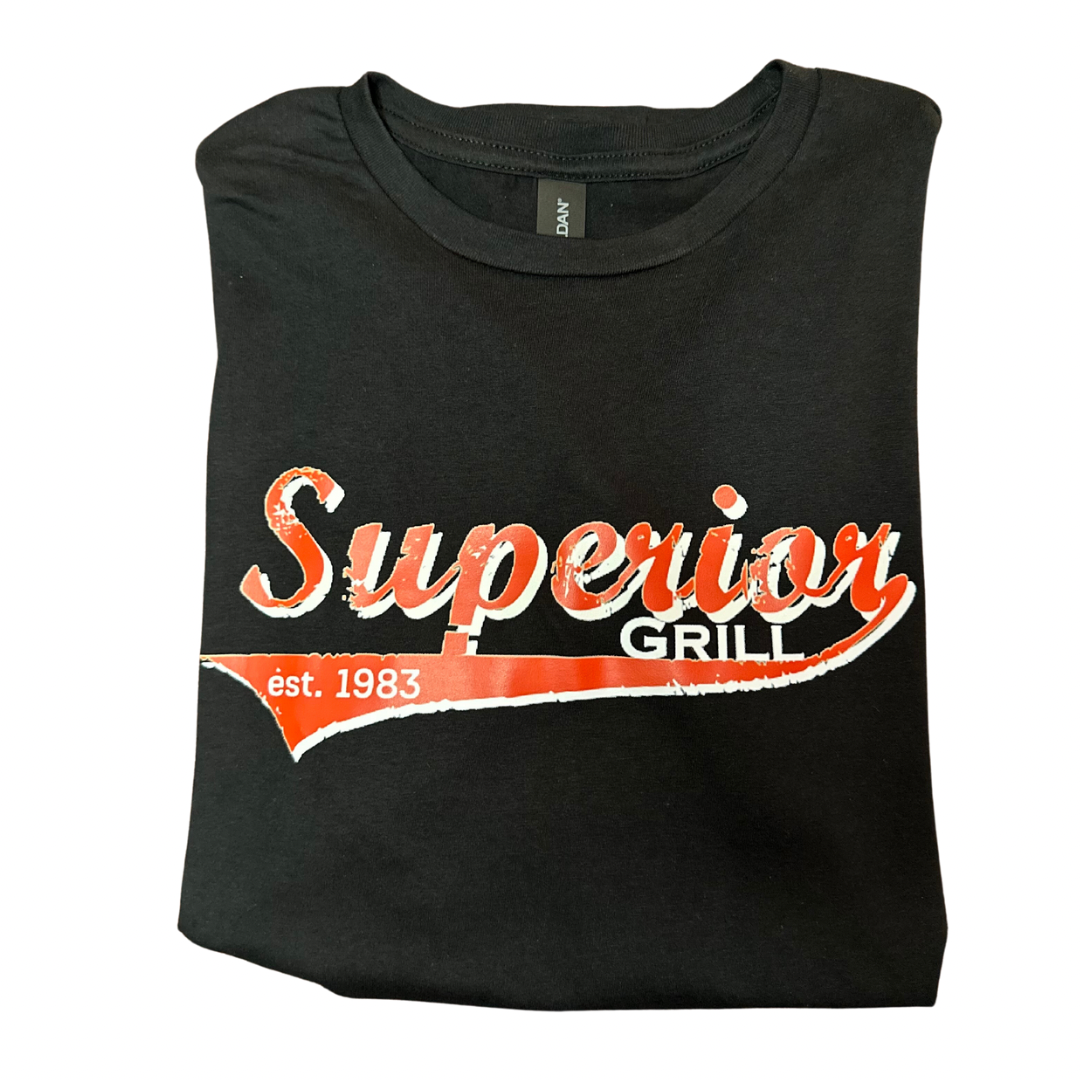 Superior Grill Baseball Tail Logo T-Shirt