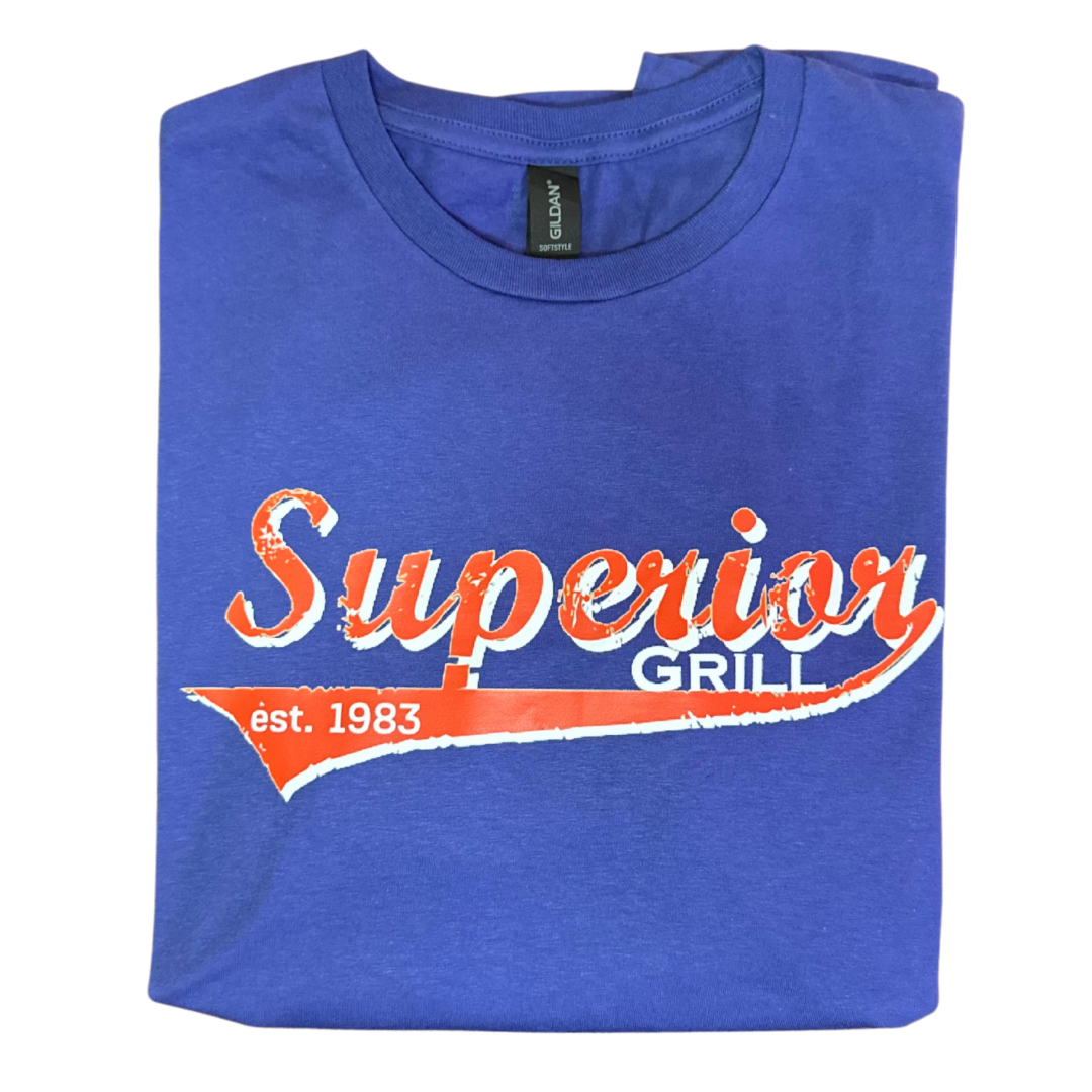 Superior Grill Baseball Tail Logo T-Shirt