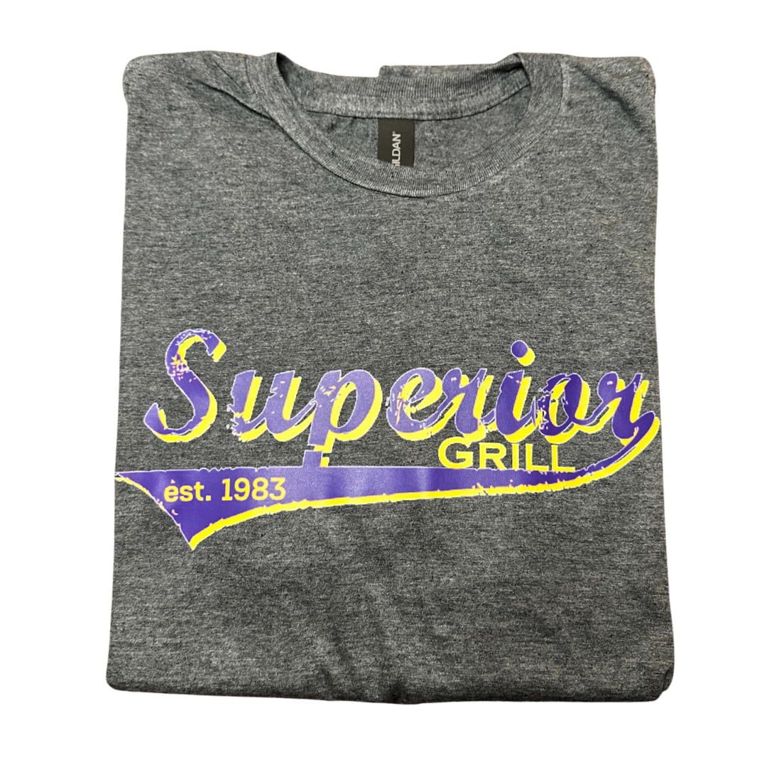 Superior Grill Baseball Tail Logo T-Shirt
